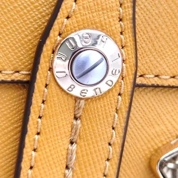 Henri Bendel Leather Hand Tote Shoulder Bag Bijou Camel With Crossbody Strap - Picture 9 of 15